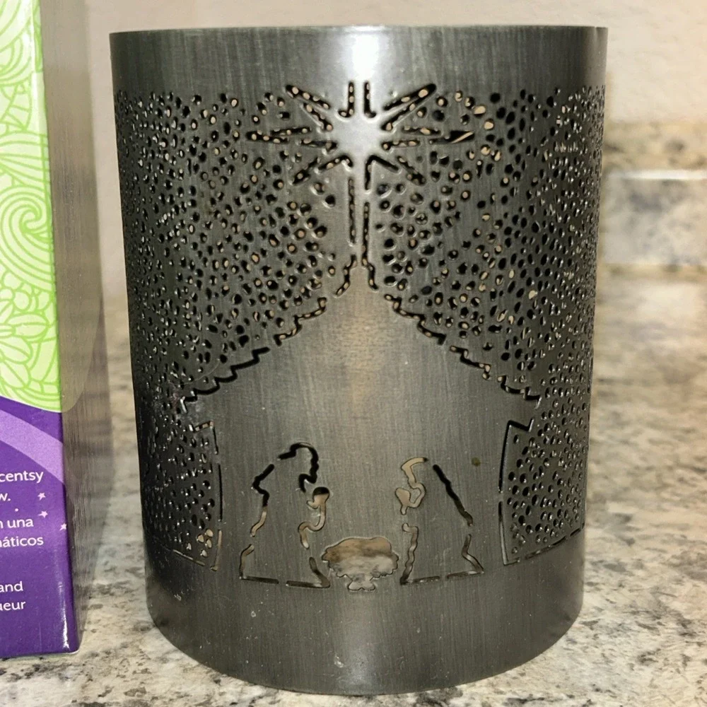 Full Size Scentsy‎ Wrap Nativity bronze brown color 5.25